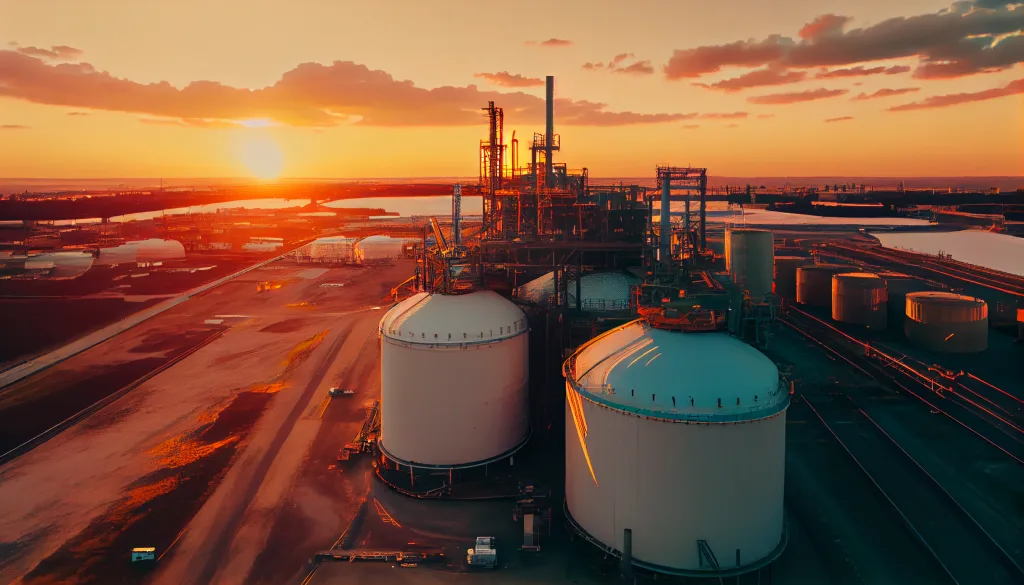 Drone aerial shot of an industrial oil refinery 3 colorvivo Drone aerial shot of an industrial oil refinery and s 144aabd6 bc72 48eb aae6 9c6f102ce0f7