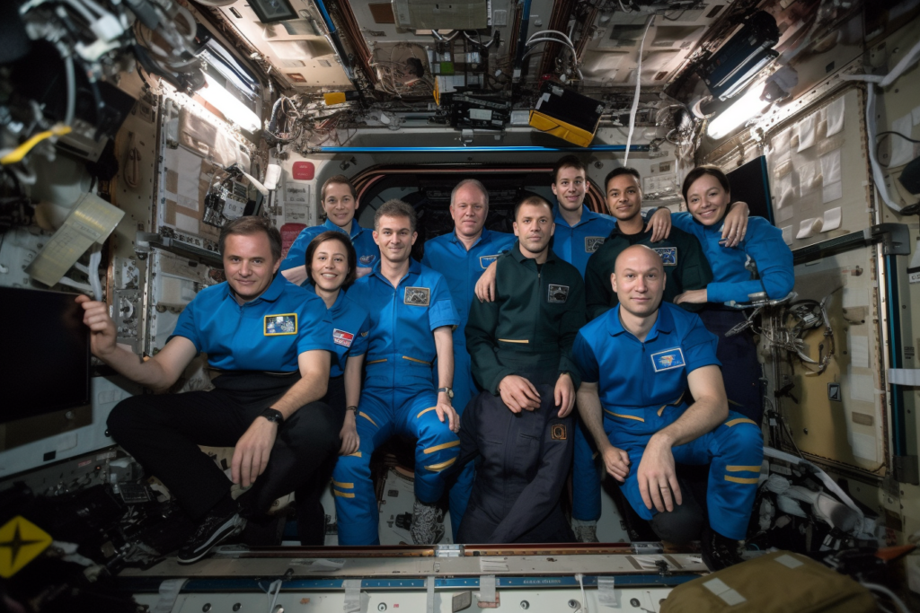 colorvivo The International Space Station crew International di 443e8b7a fd0d 48de 95b8 c6fbd261e4cd