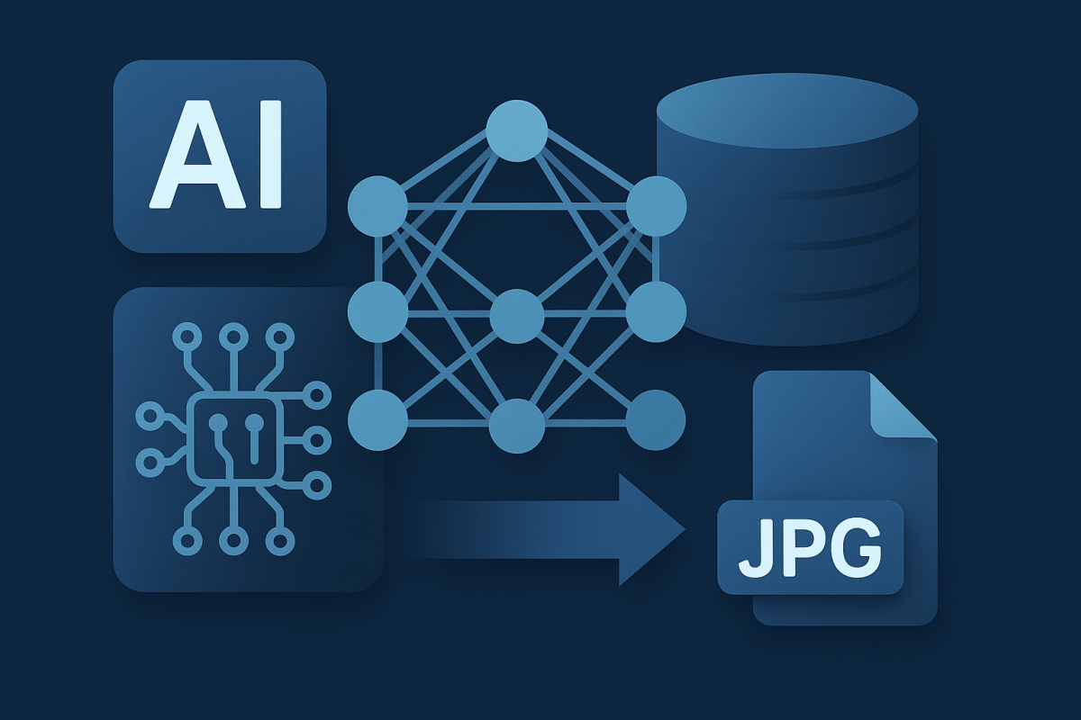 AI Model Compression Concept – Neural Network to JPG Analogy - AI ...