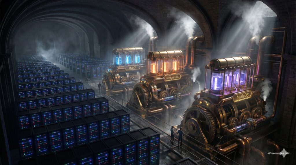 titanium foundations mysql mariadb postgresql aifreeimages